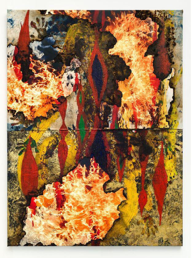Painting with history (cactuses)