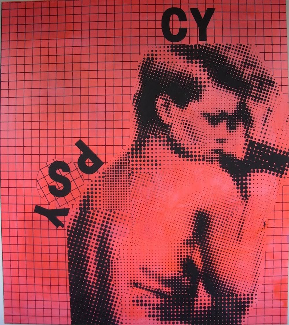 Cold War Paintings # 4, Pink, CY, PSY