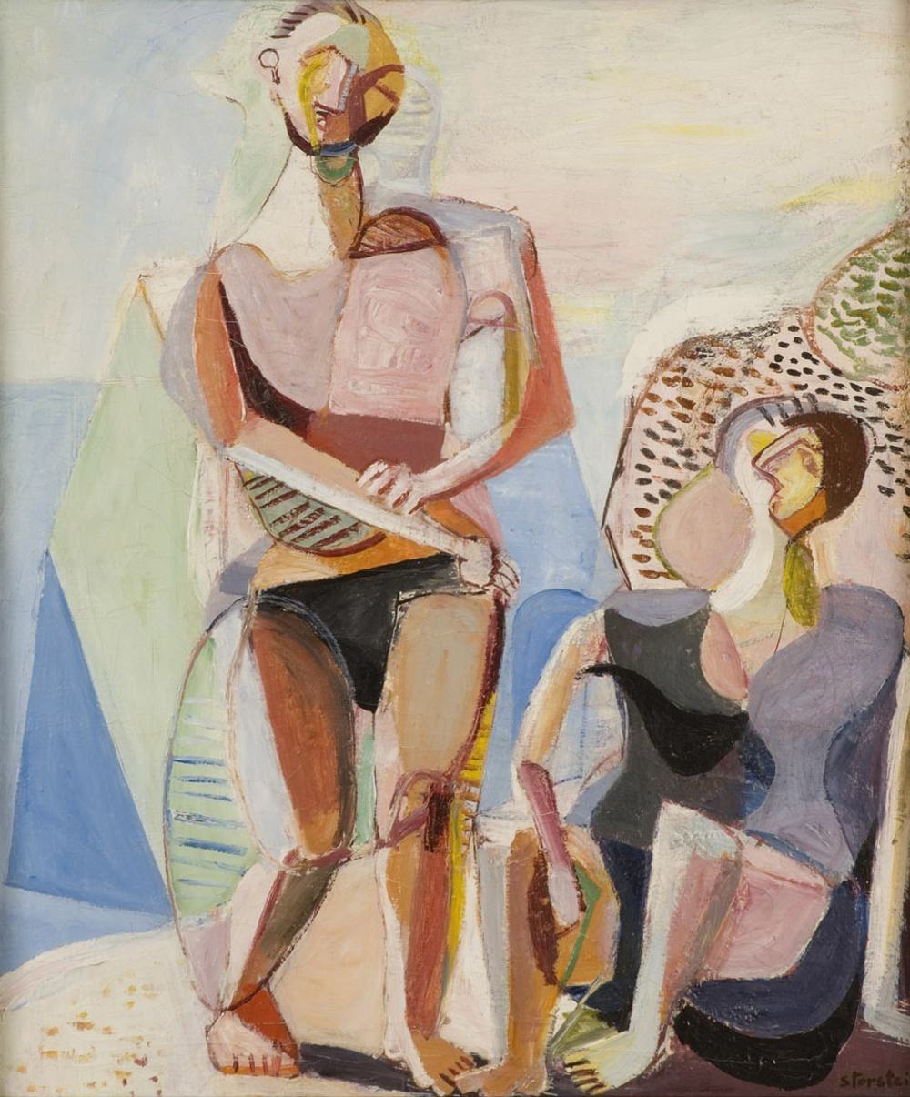 Figurer på badestrand