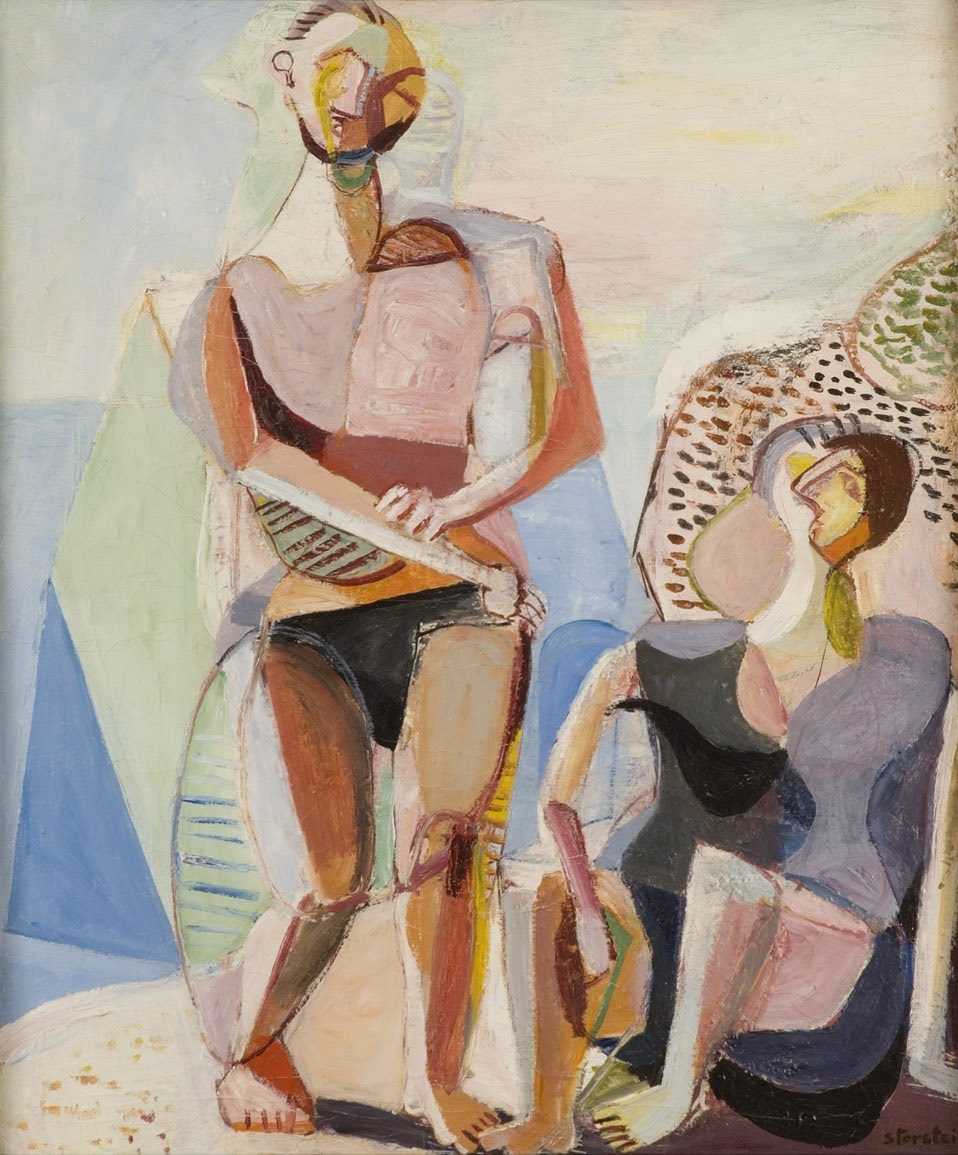 Figurer på badestrand