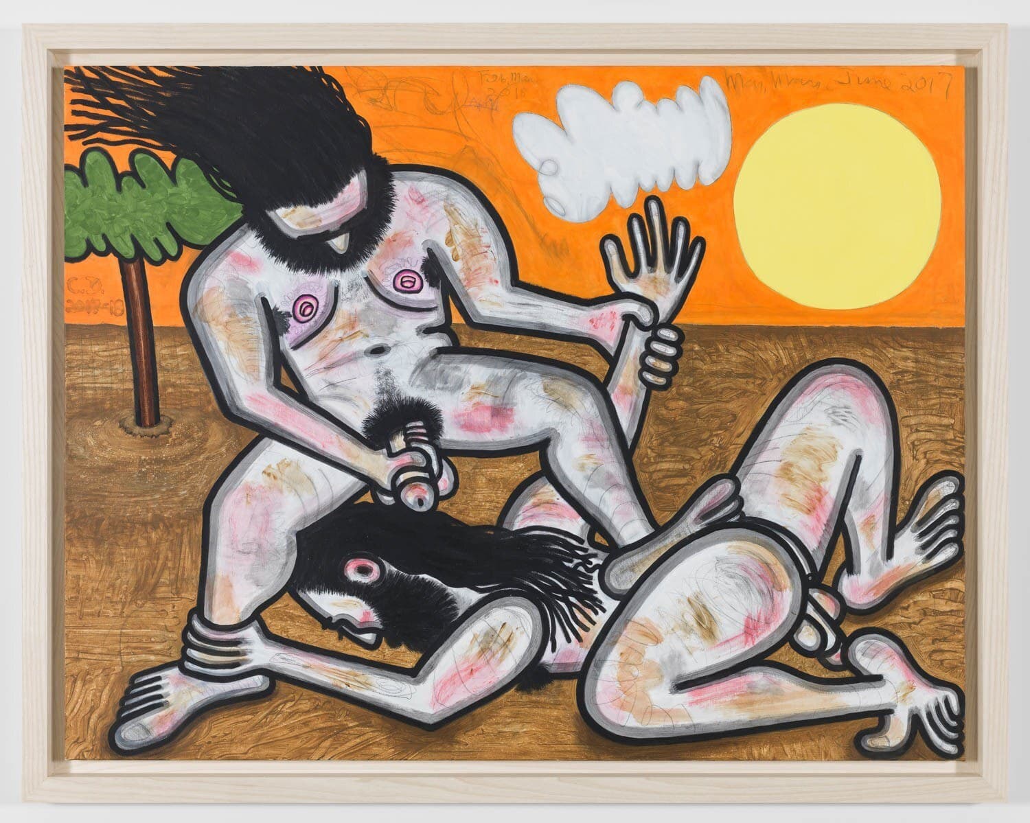 Wrestlers/ Orange Sky